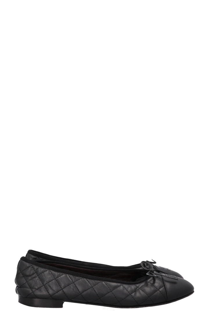 CHANEL Classic Ballet Flats Black