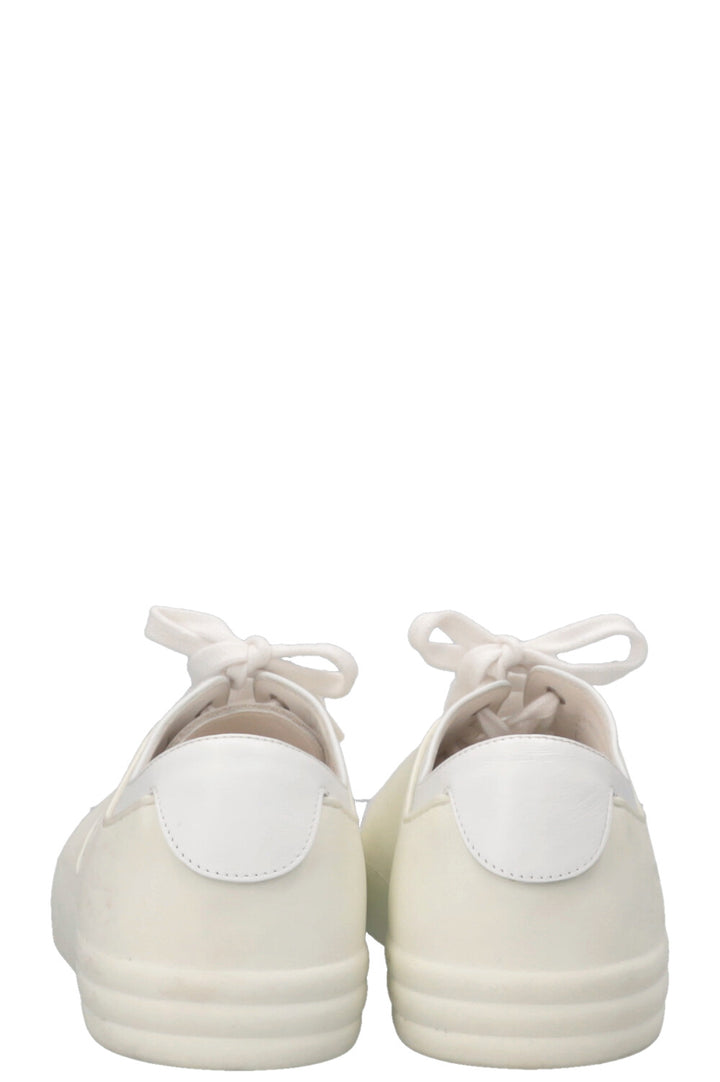 CHANEL CC Low Top Sneaker PVC White
