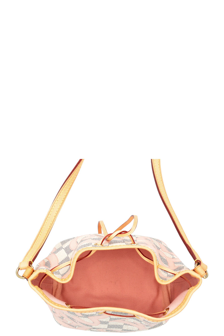 LOUIS VUITTON Nano Noe Tahitienne Damier Azur