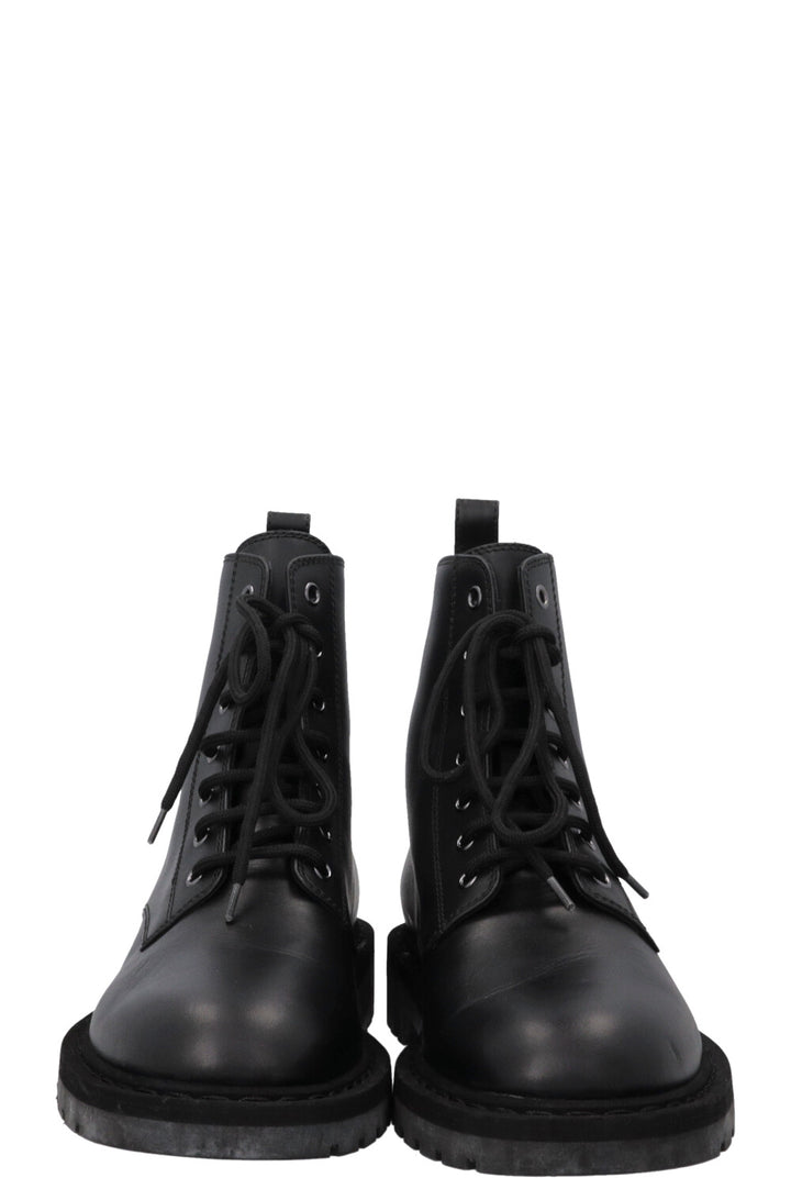 VALENTINO VLTN Logo Ankle Boots Black