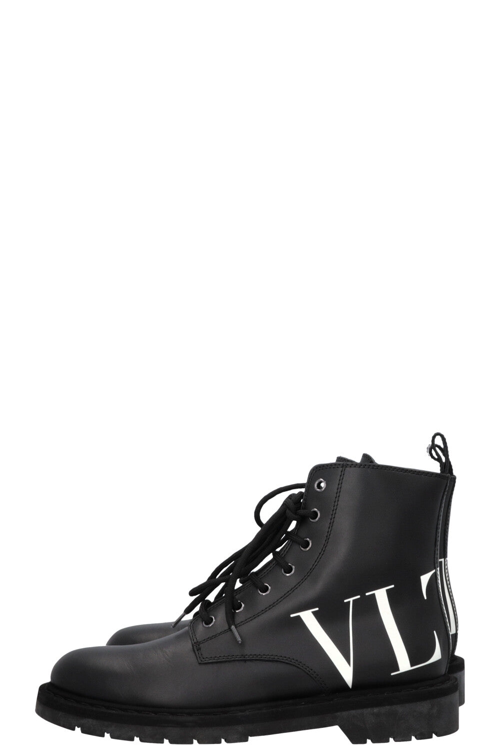 VALENTINO VLTN Logo Ankle Boots Black