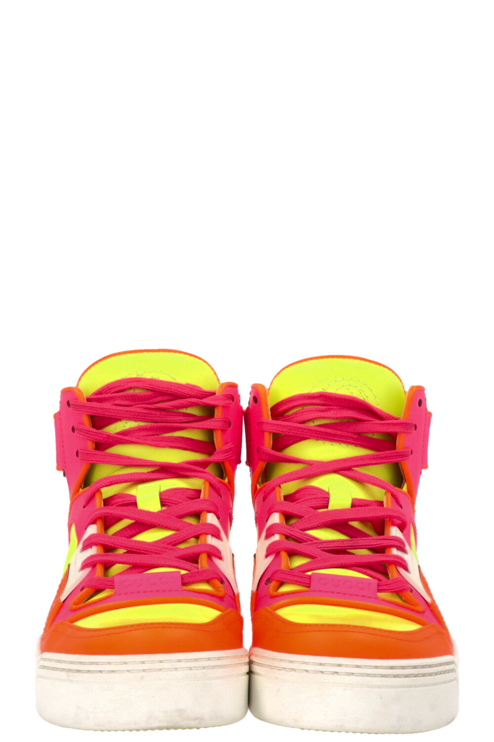 GUCCI Neon Fluo Matt High Top Sneakers