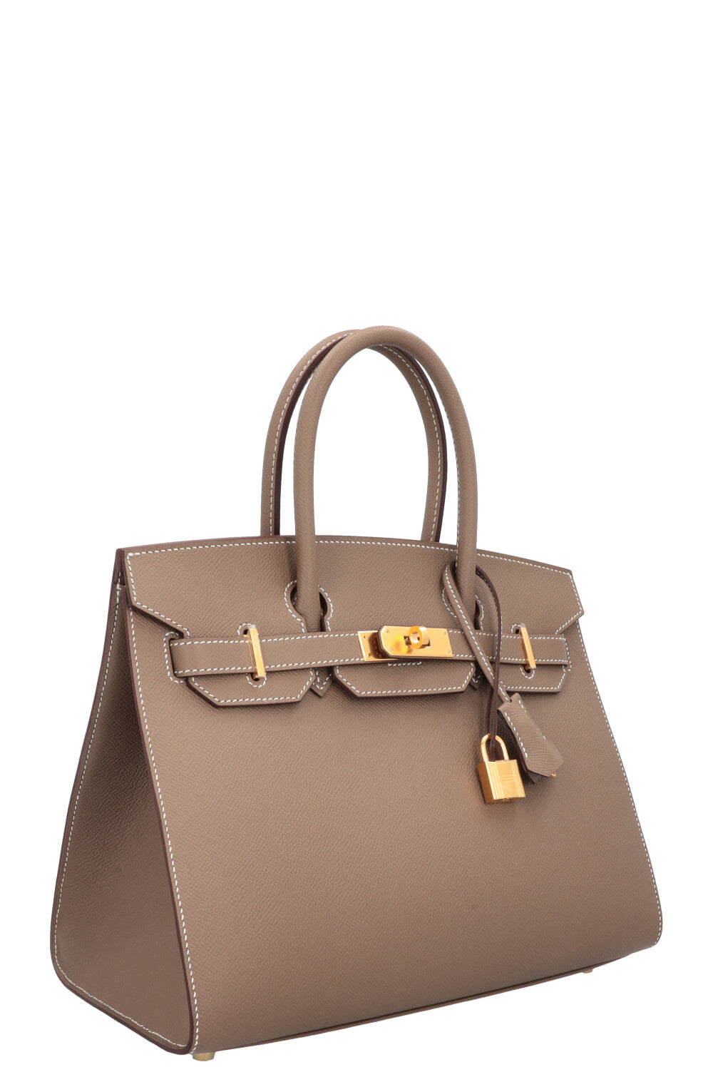 HERMÈS Birkin 30 Sellier Epsom Etoupe