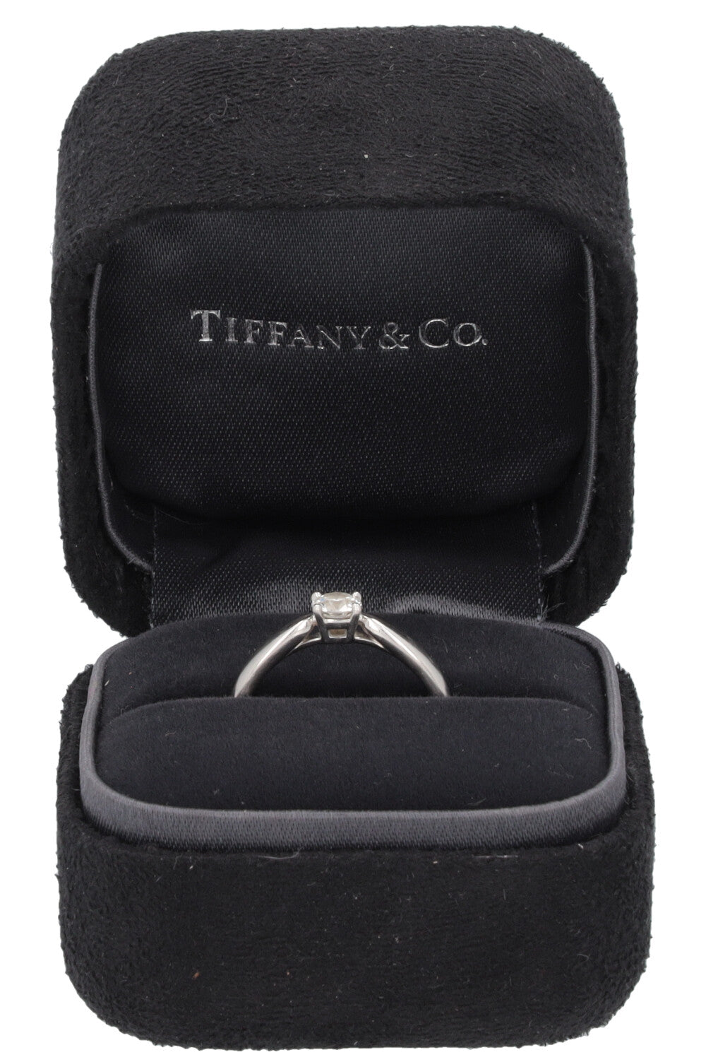 TIFFANY&CO. Solitaire Ring Platinum 0.3ct Diamond