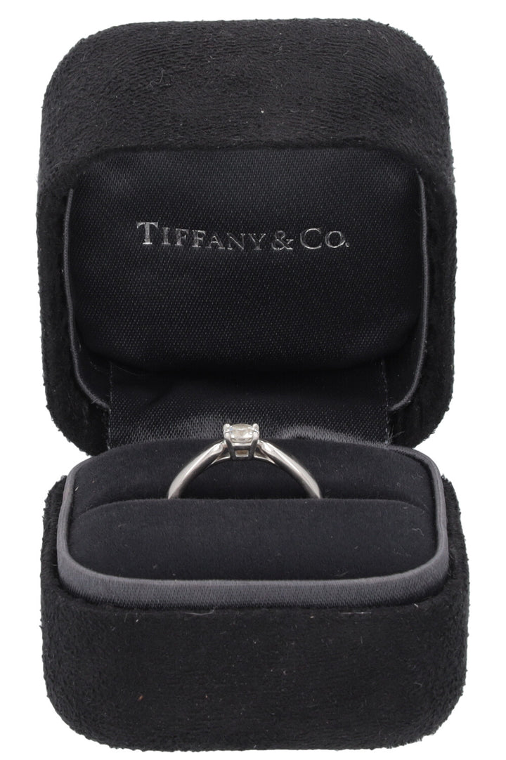 TIFFANY&CO. Solitaire Ring Platinum 0.3ct Diamond