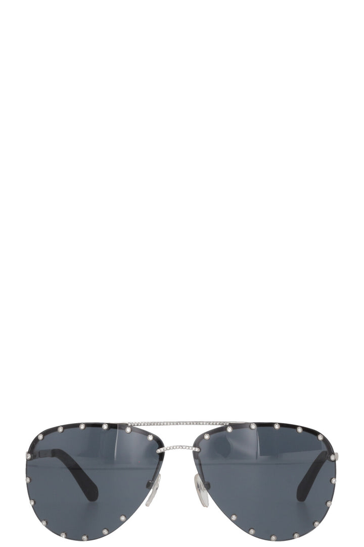 LOUIS VUITTON The Party Z0995W Crystal Aviator Sunglasses