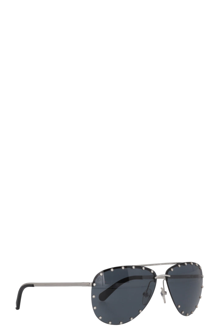 LOUIS VUITTON The Party Z0995W Crystal Aviator Sunglasses