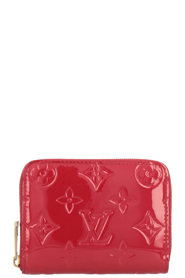 LOUIS VUITTON Small Zippy Wallet Red Vernis