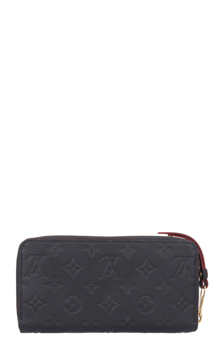 LOUIS VUITTON Zippy Wallet MNG Empreinte Blue