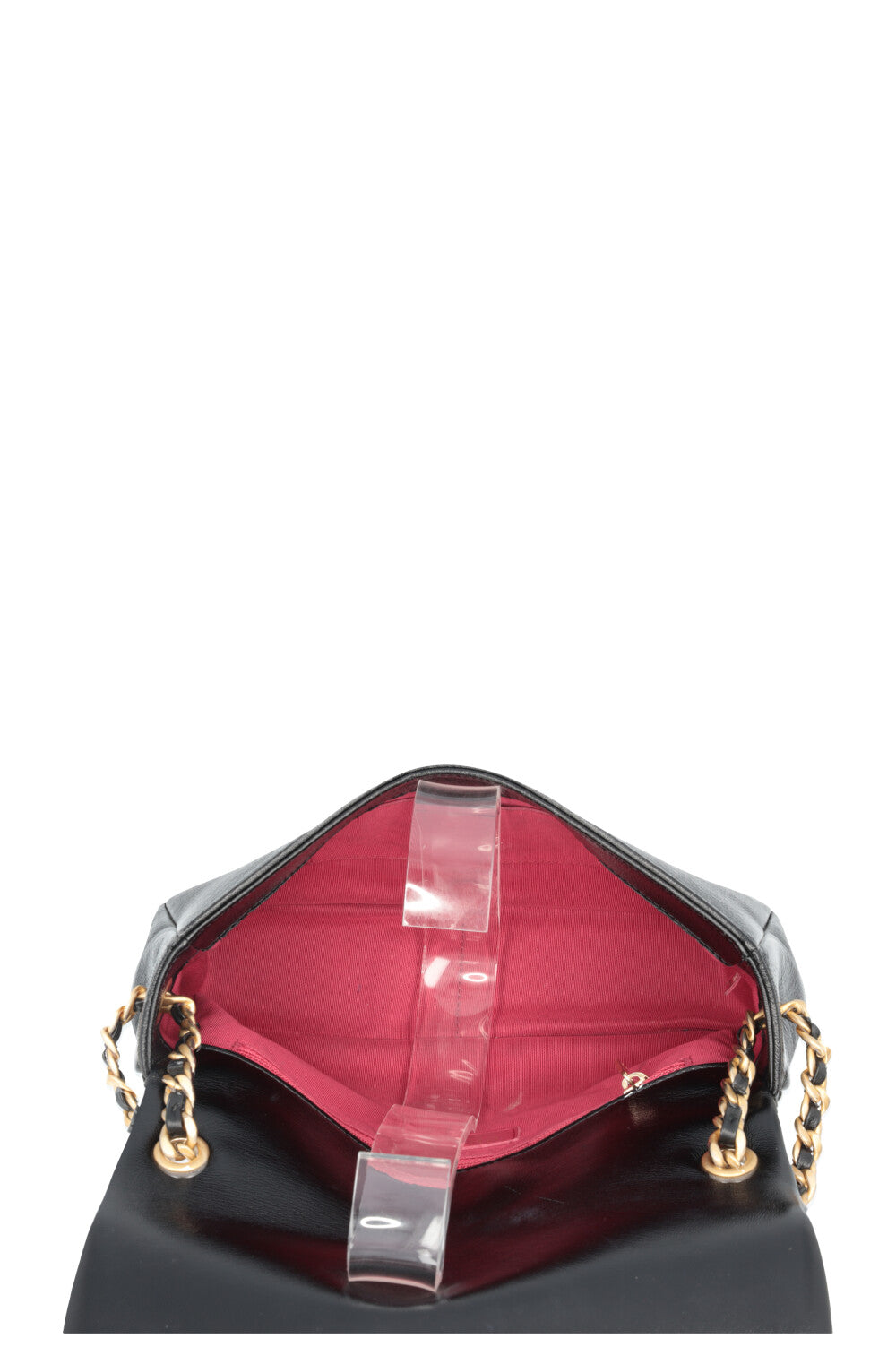 CHANEL Flap Bag Patent Black
