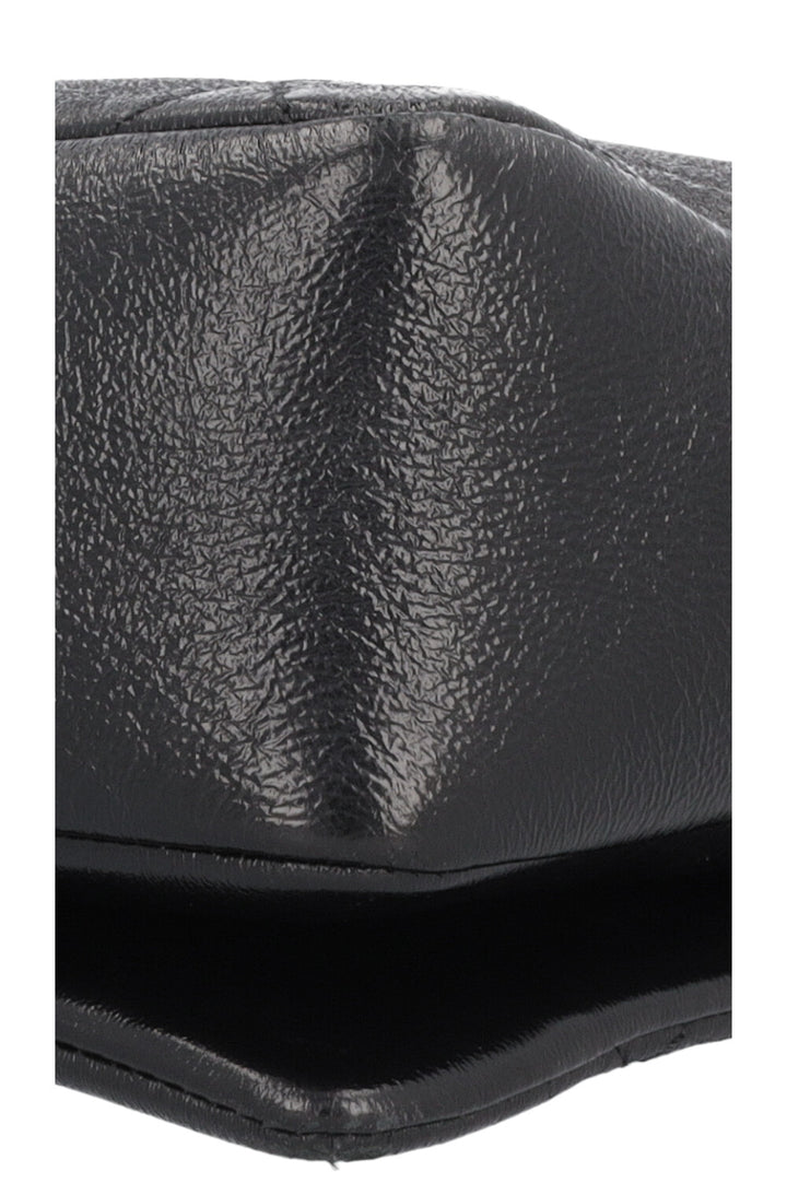 CHANEL Flap Bag Patent Black