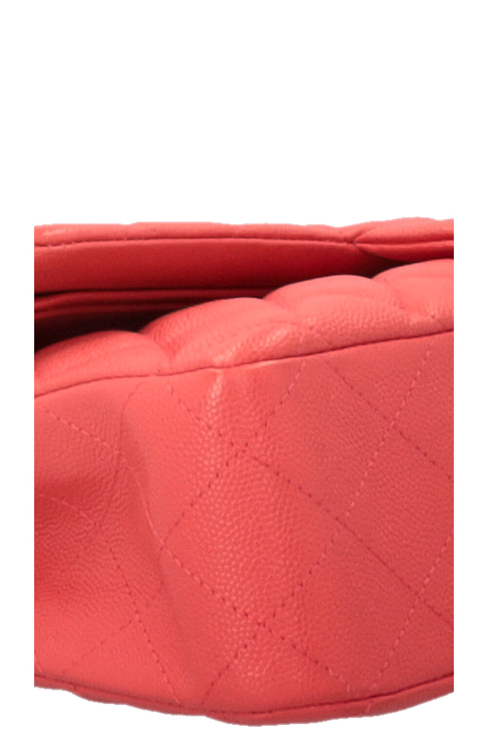 CHANEL Double Flap Bag Medium Caviar Apricot