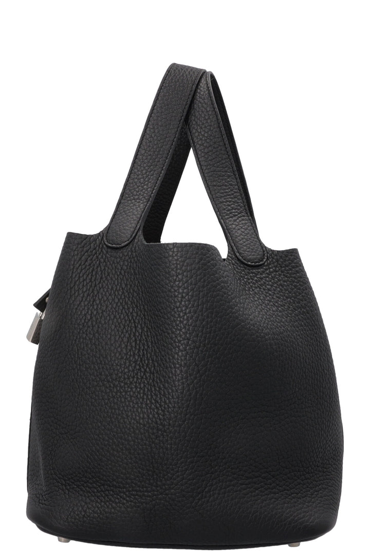 HERMÈS Picotin 22 Clemence Noir