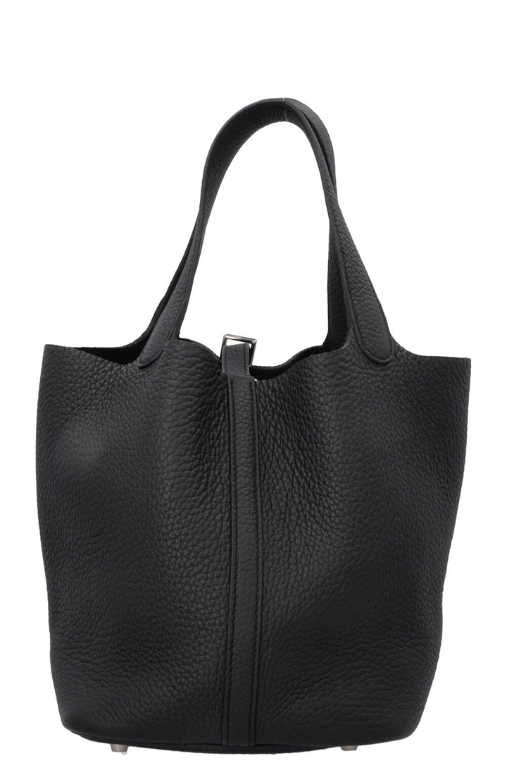 HERMÈS Picotin 22 Clemence Noir