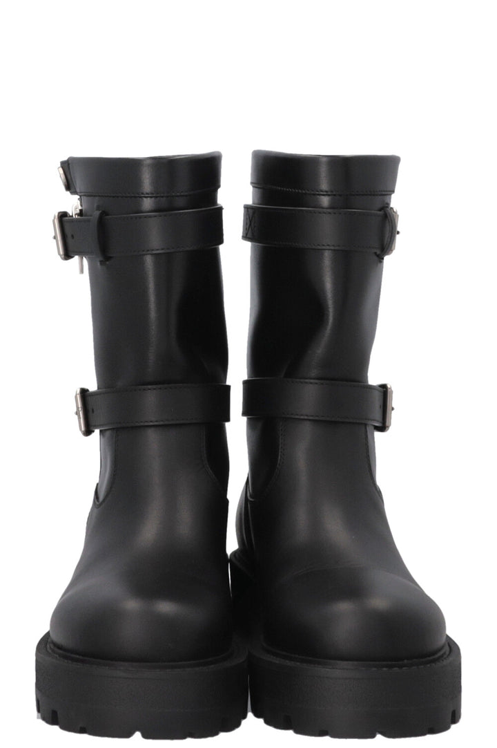 CHRISTIAN DIOR D-Major Ankle Boots Leather Black