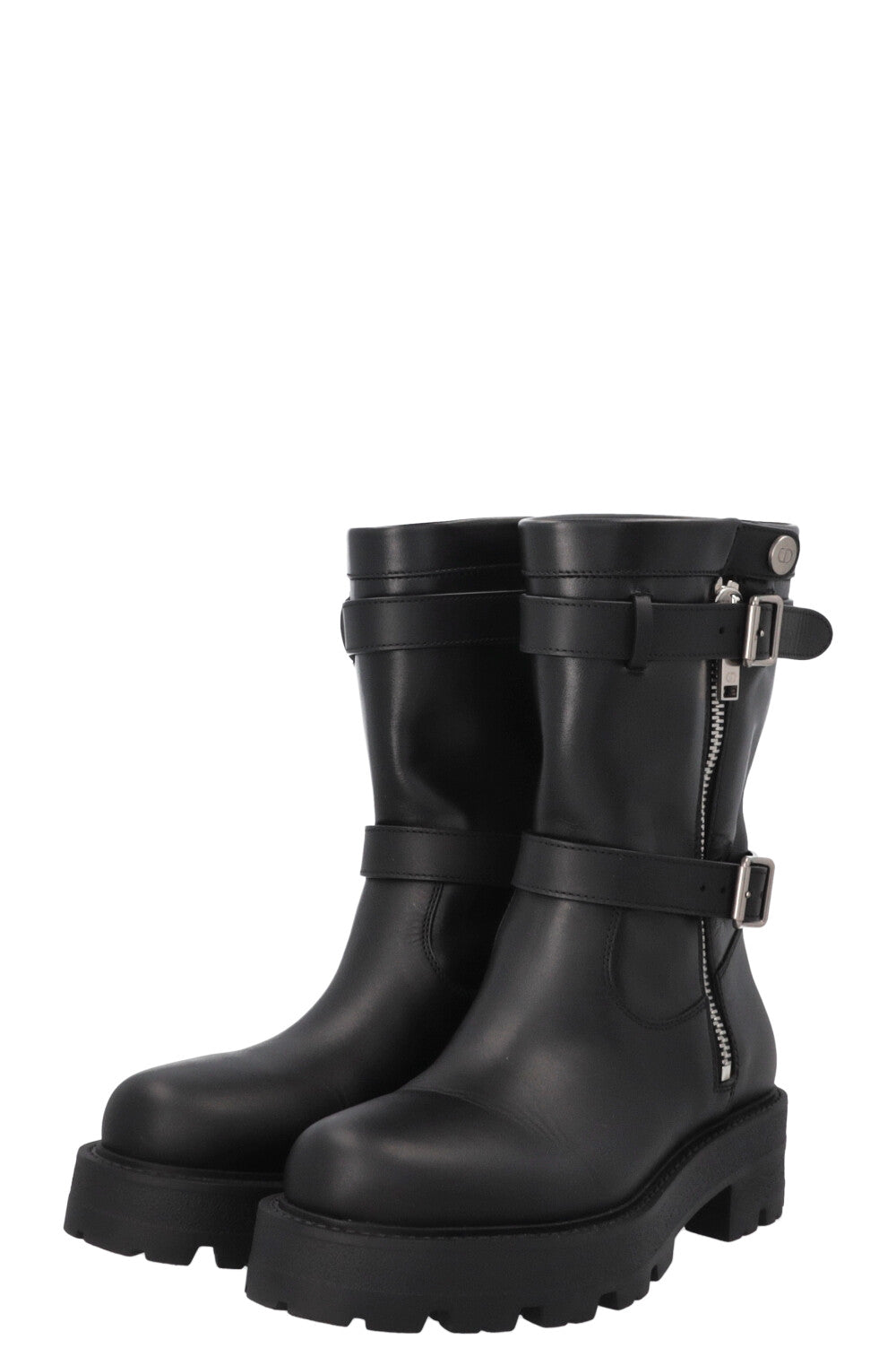 CHRISTIAN DIOR D-Major Ankle Boots Leather Black