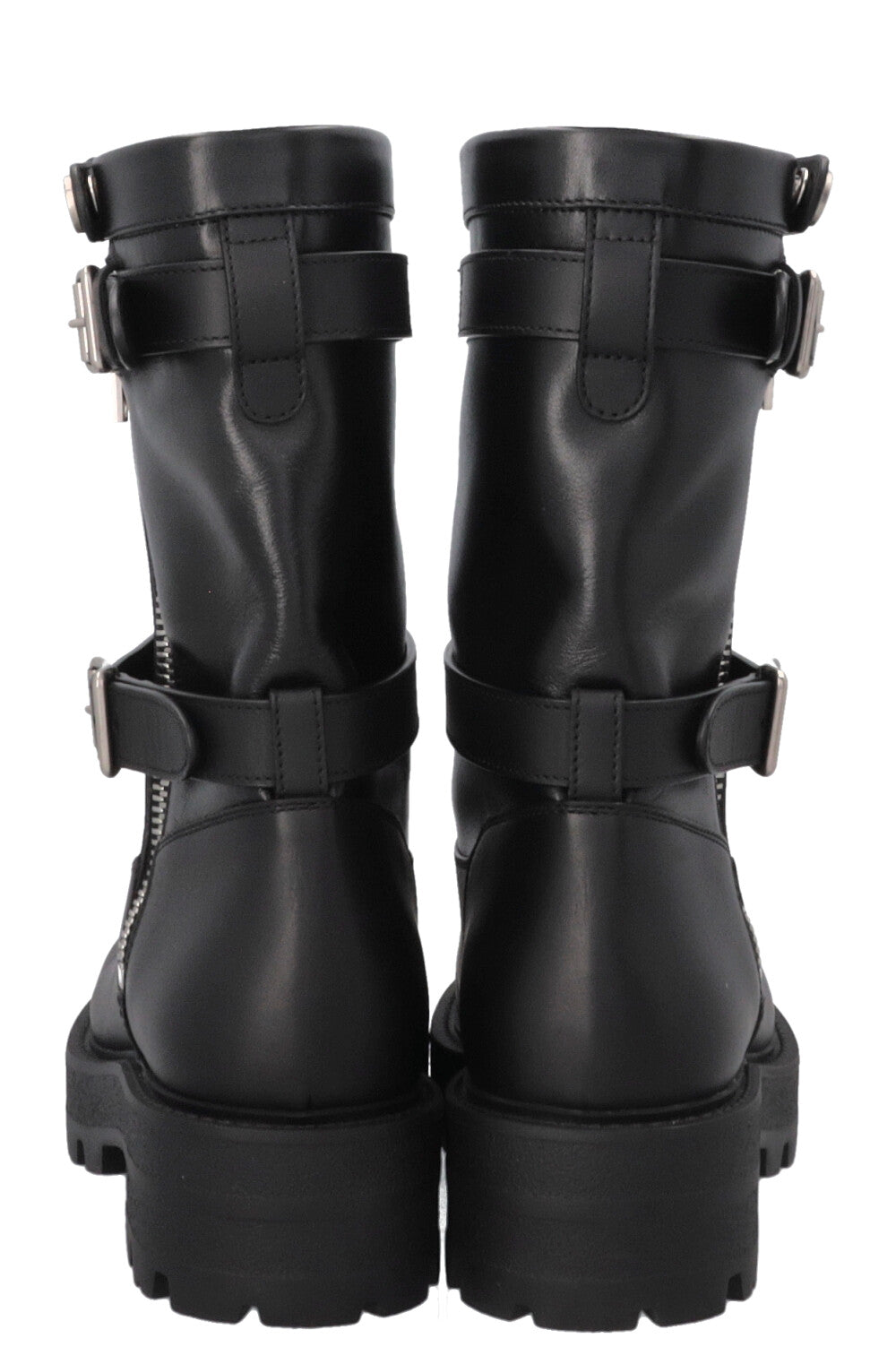 CHRISTIAN DIOR D-Major Ankle Boots Leather Black