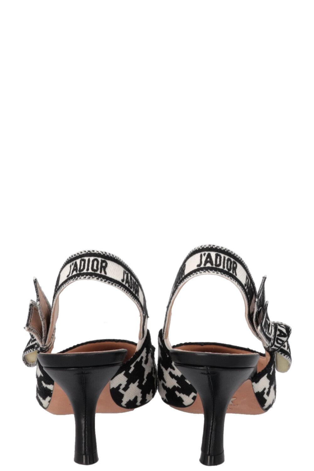 CHRISTIAN DIOR J`Adior Slingback Heels Houndstooth