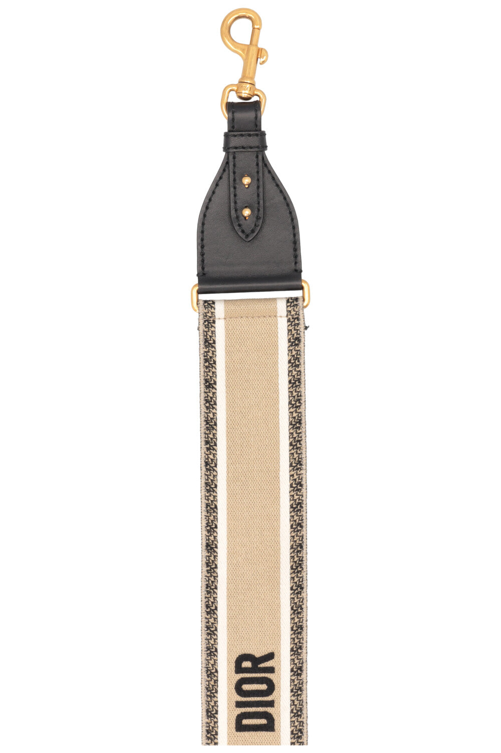 CHRISTIAN DIOR Logo Shoulder Strap Black