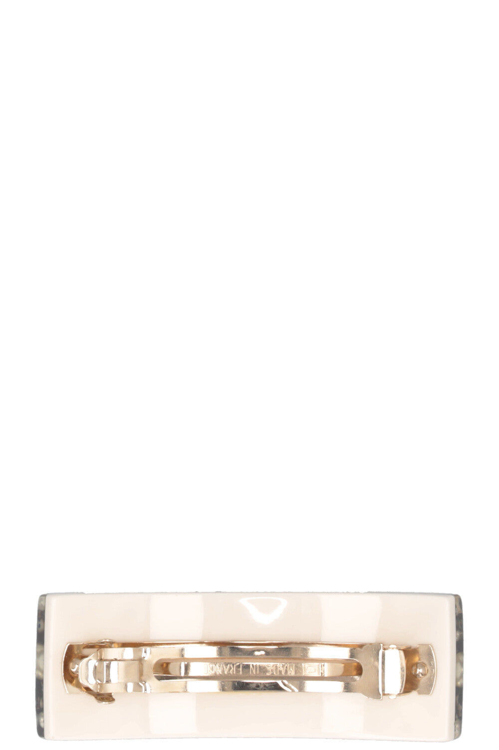 Pince à cheveux en résine avec détail perle CHANEL 2016