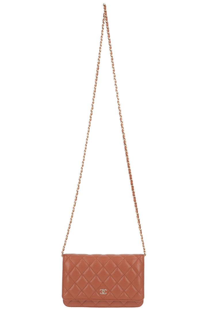 CHANEL WOC Caviar Cognac