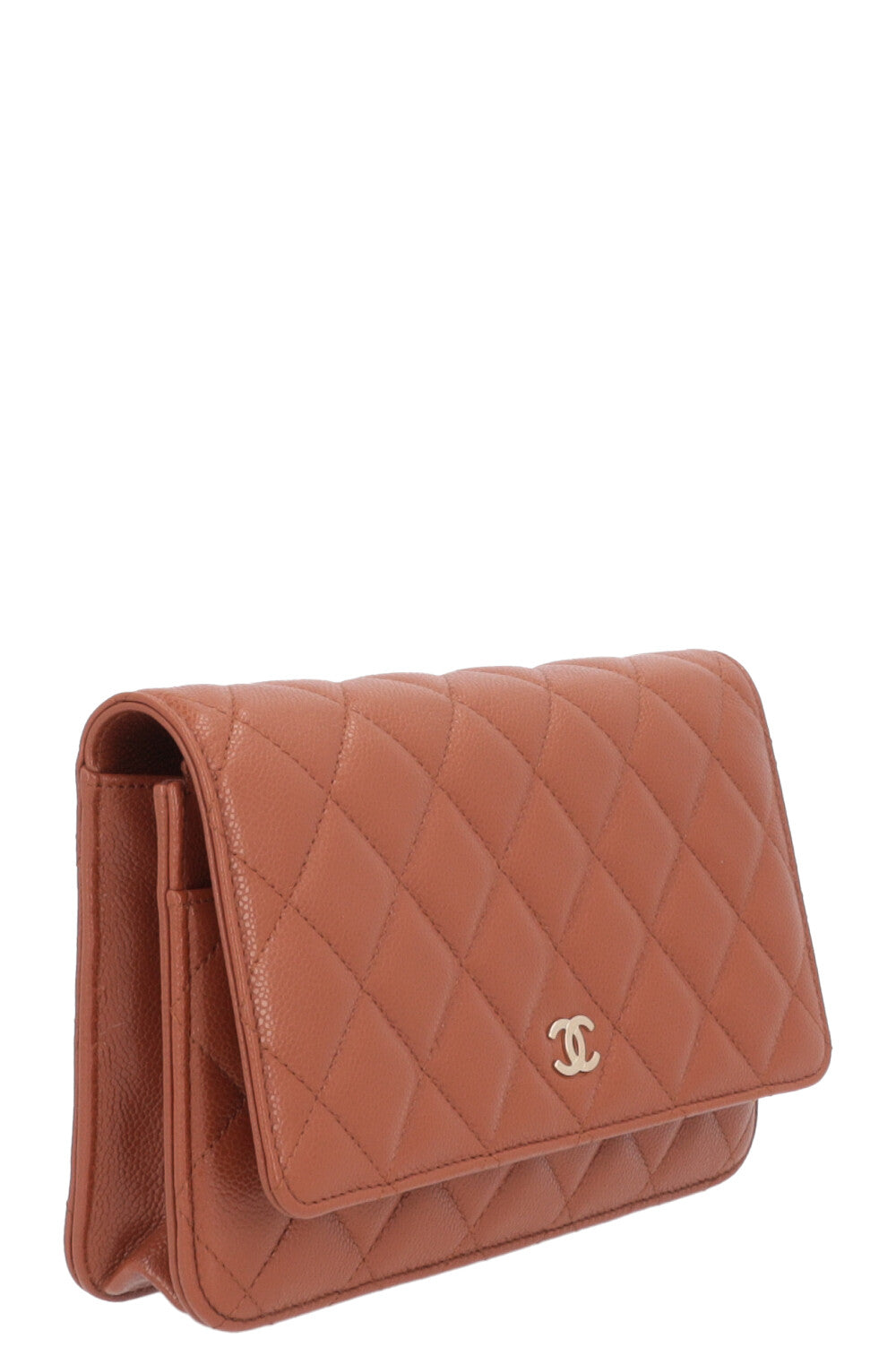 CHANEL WOC Caviar Cognac