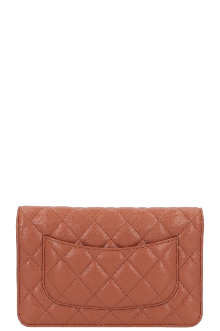 CHANEL WOC Caviar Cognac
