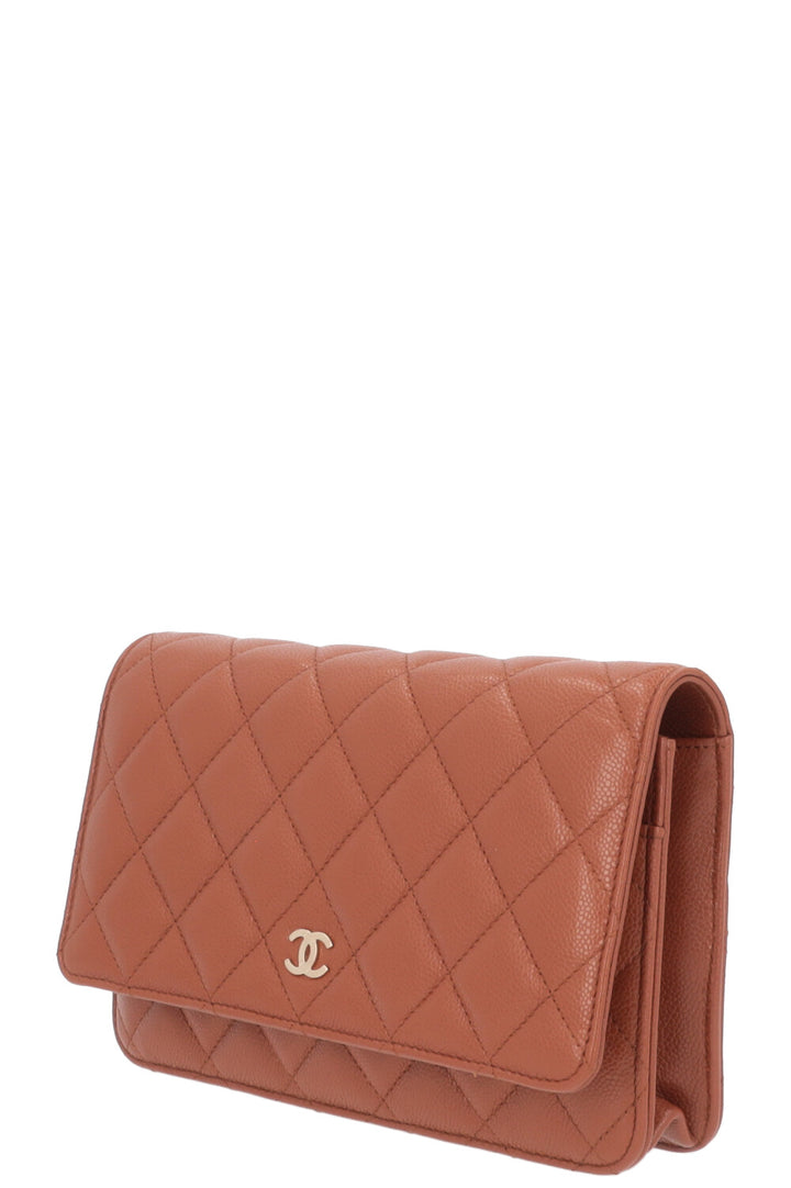 CHANEL WOC Caviar Cognac