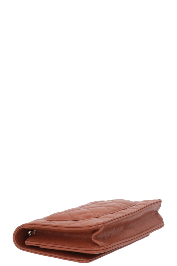 CHANEL WOC Caviar Cognac