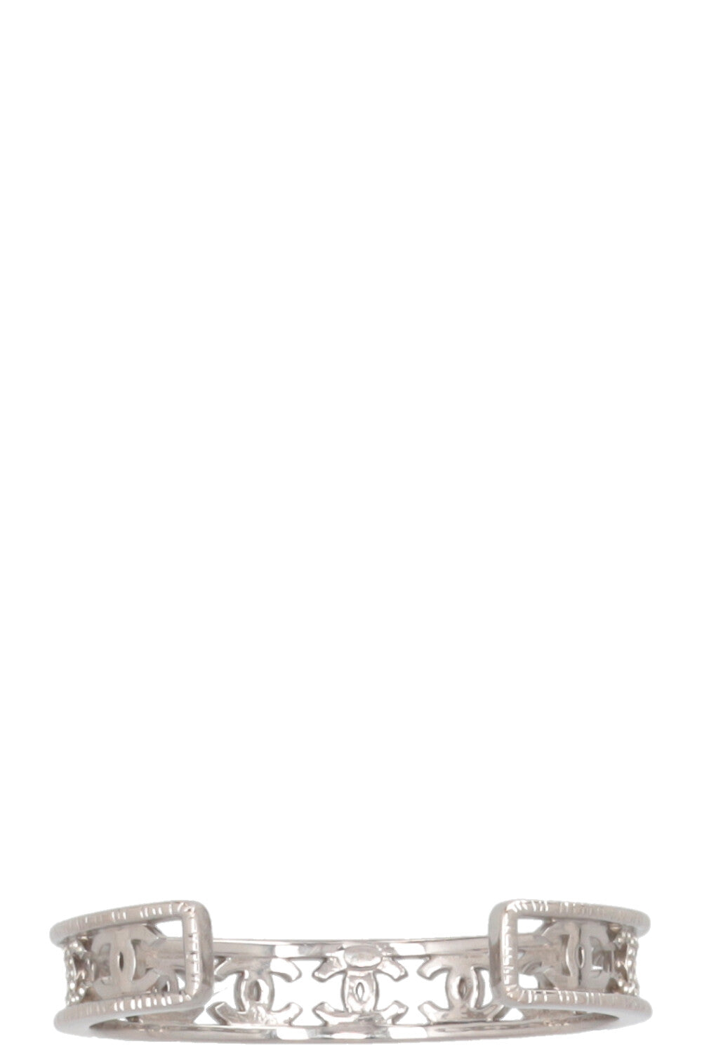 CHANEL CC Cuff Silver