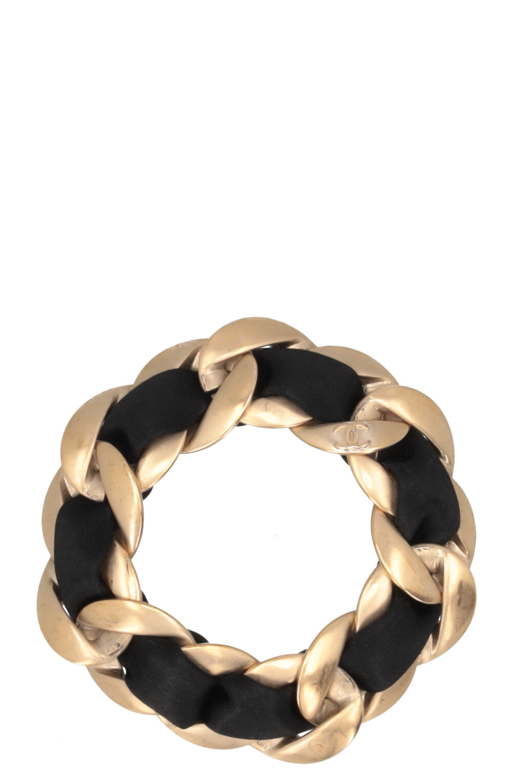 CHANEL 2009 Chain Satin Bracelet
