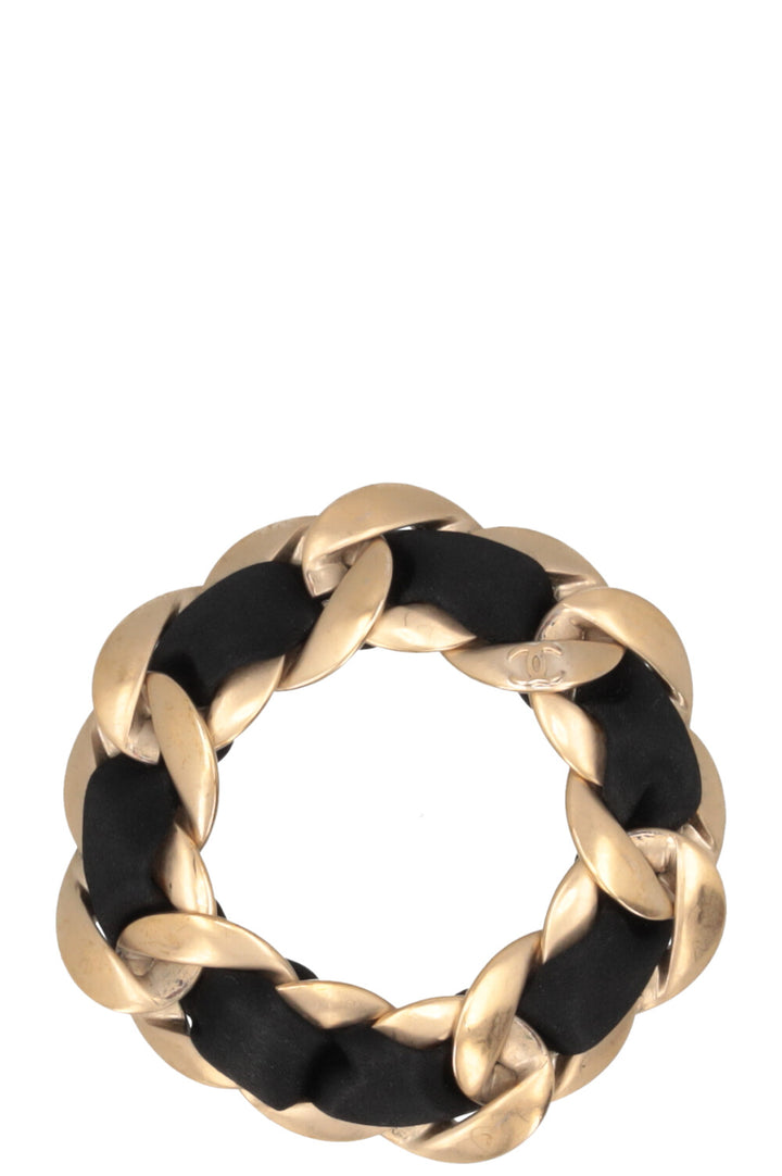 CHANEL 2009 Chain Satin Bracelet