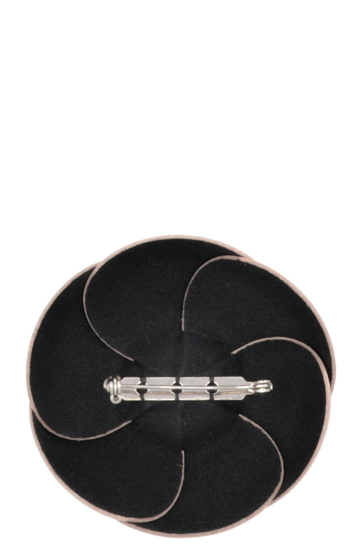 CHANEL Camellia Brooch Leather Pink
