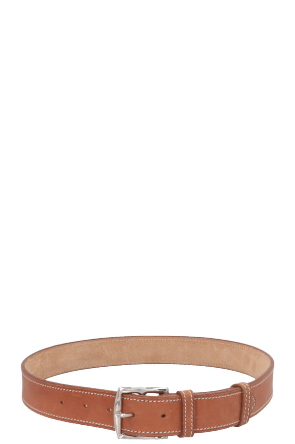 HERMÈS Etrivière 32 Ceinture Vache Hunter Or