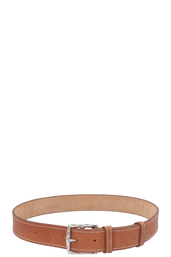 HERMÈS Etrivière 32 Ceinture Vache Hunter Or