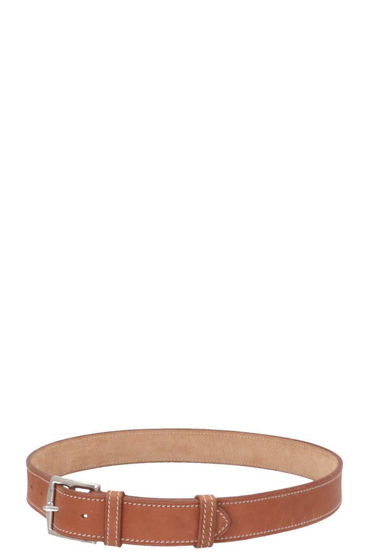 HERMÈS Etrivière 32 Ceinture Vache Hunter Or