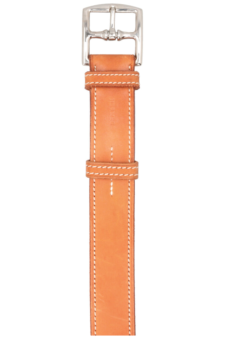 HERMÈS Etrivière 32 Ceinture Vache Hunter Or