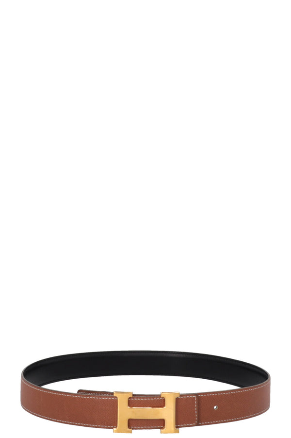 HERMÈS Constance 32 Belt Black Gold