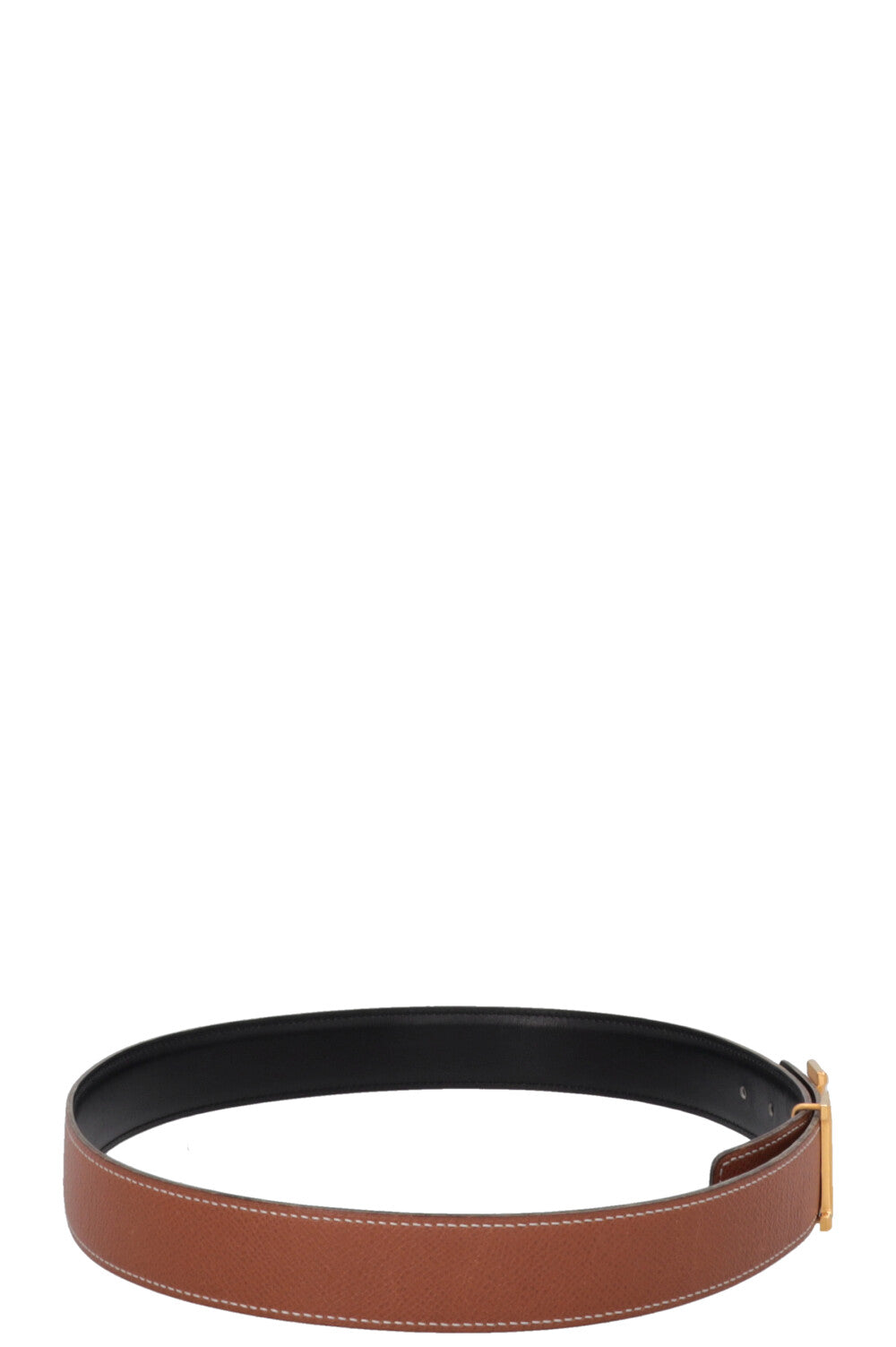 HERMÈS Constance 32 Belt Black Gold