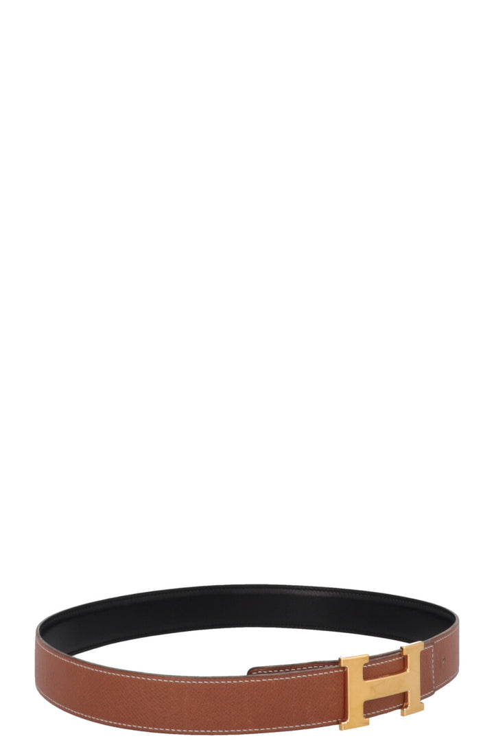 HERMÈS Constance 32 Belt Black Gold