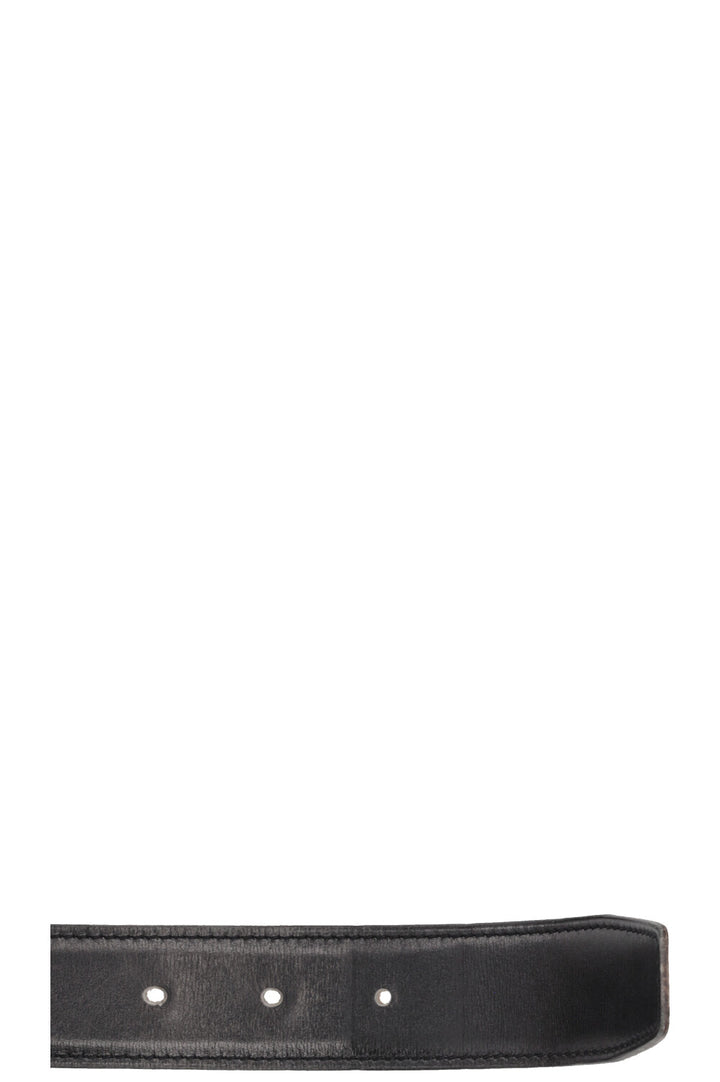 HERMÈS Constance 32 Belt Black Gold