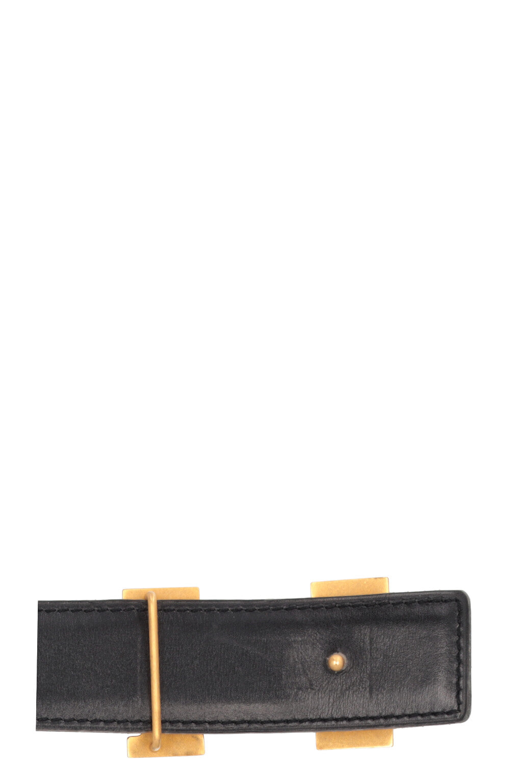 HERMÈS Constance 32 Belt Black Gold