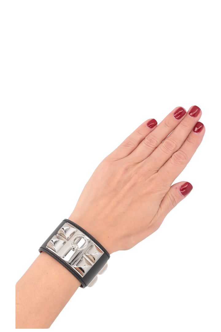HERMÈS CDC Bracelet Box Noir Palladium