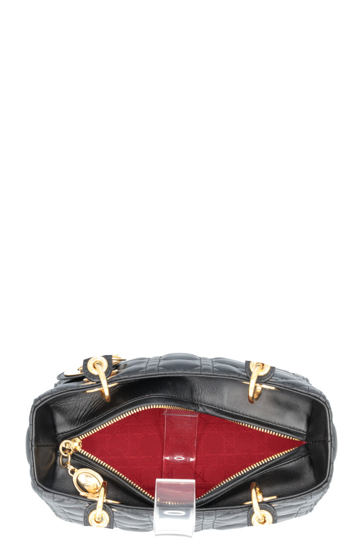 CHRISTIAN DIOR Medium Lady Dior Black