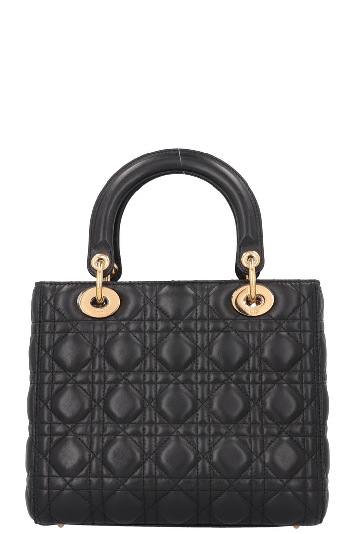 CHRISTIAN DIOR Medium Lady Dior Black