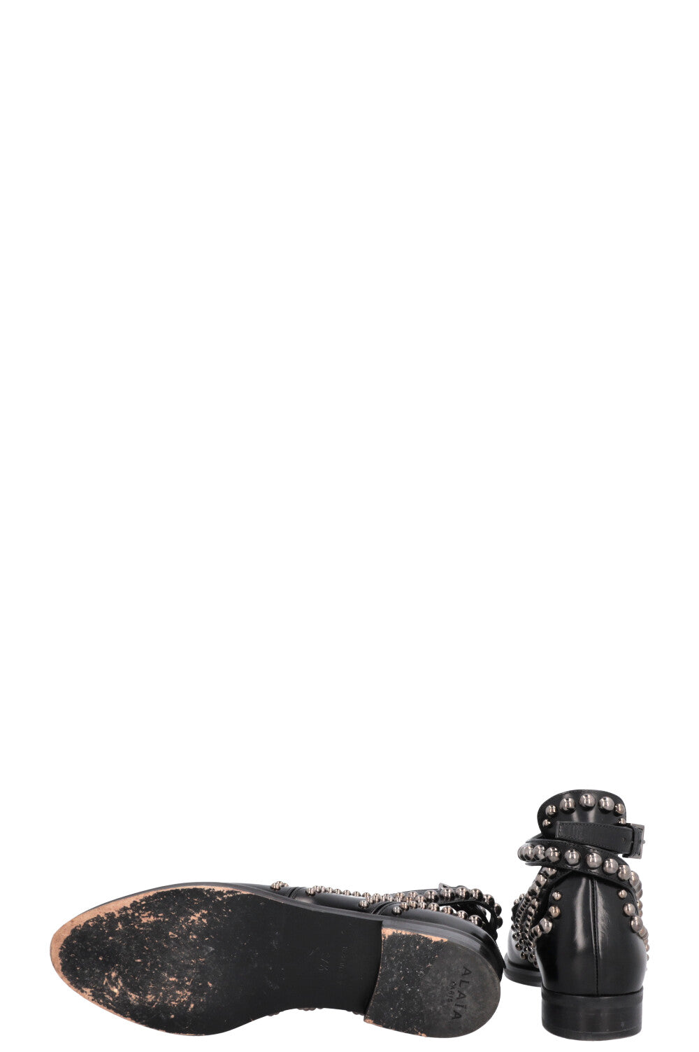 ALAIA Studded Chelsea Boots Black