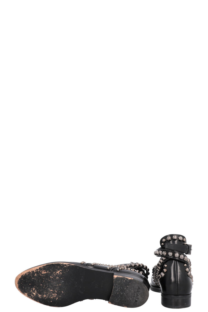 ALAIA Studded Chelsea Boots Black