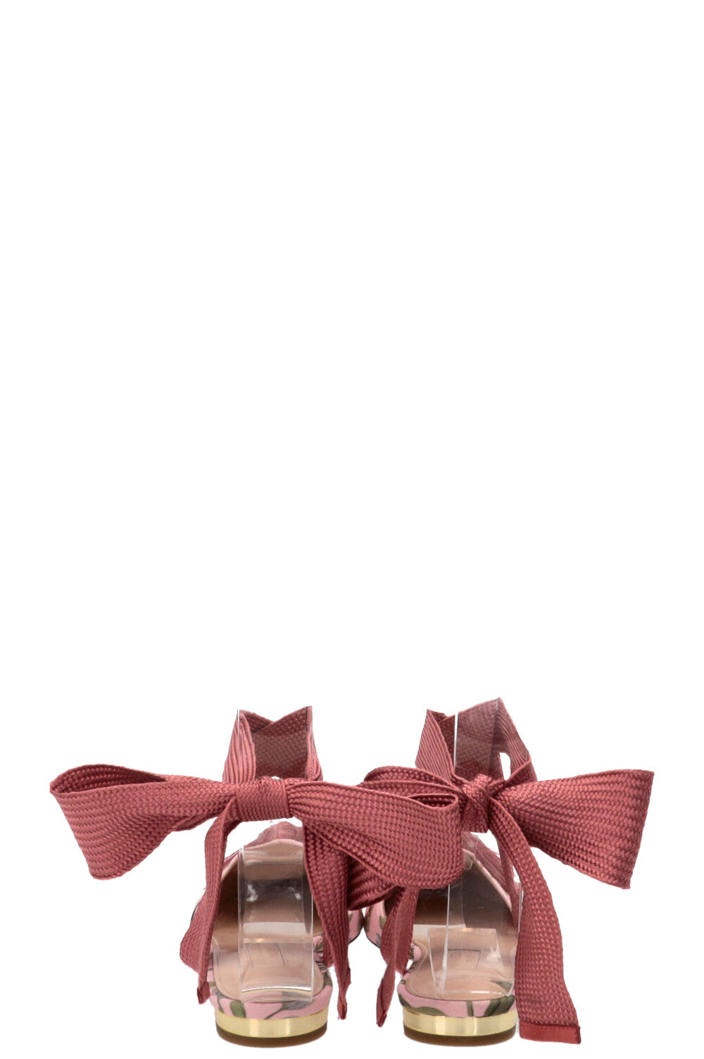 AQUAZZURA Love Tassel Ballerines Roses