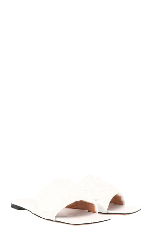 BOTTEGA VENETA Lido Flats White