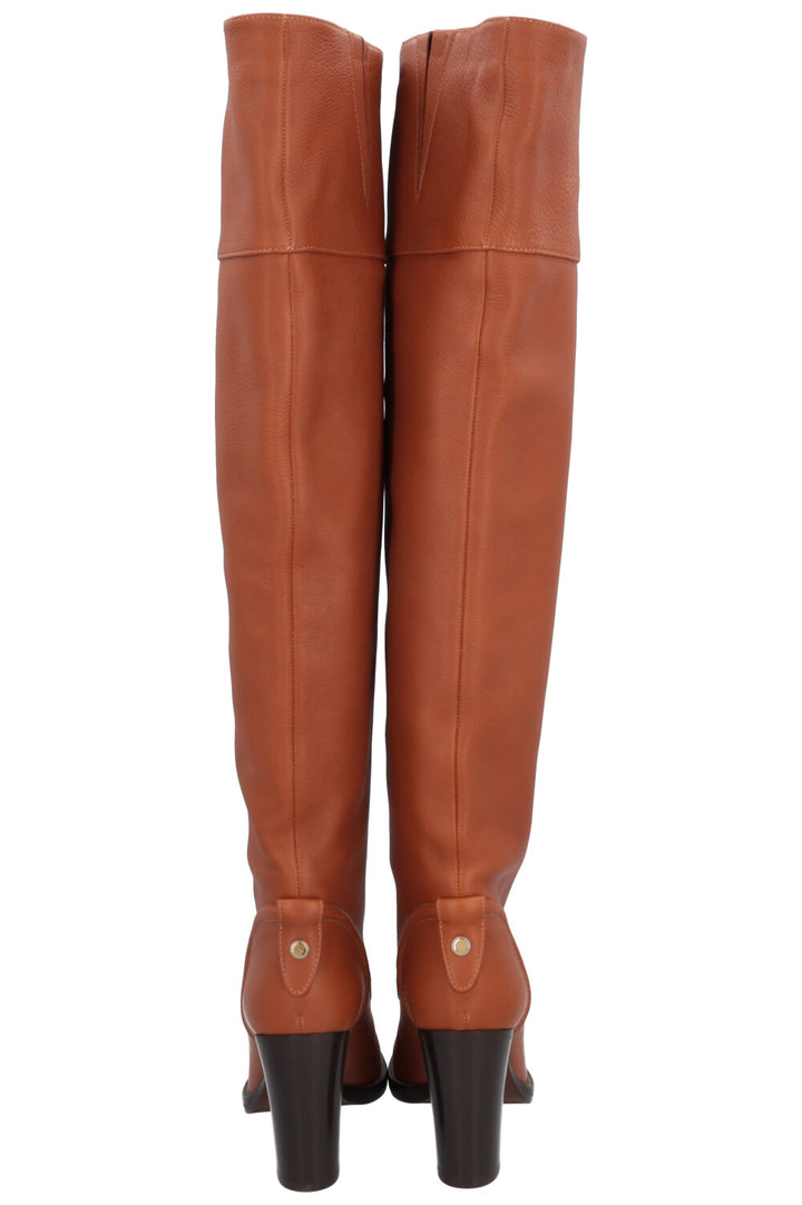 CHLOÉ Boots Leather Cognac